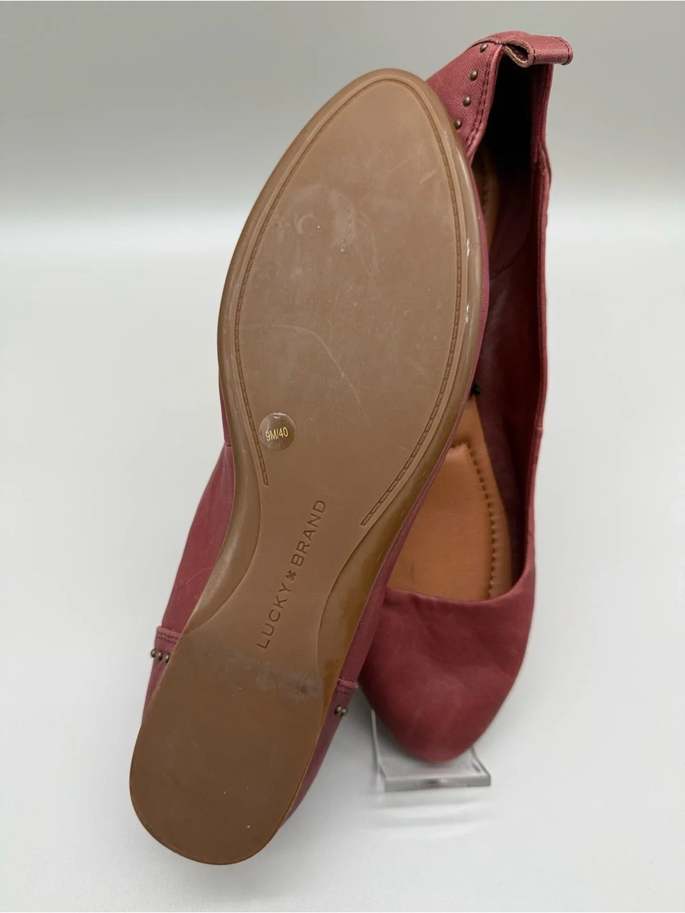 Lucky Brand Rose Ballet Flats with Stud Detail